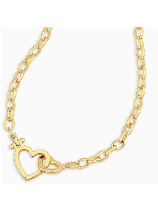 Gorjana Jewelry - Gorjana NWT Parker Heart Necklace - Gold